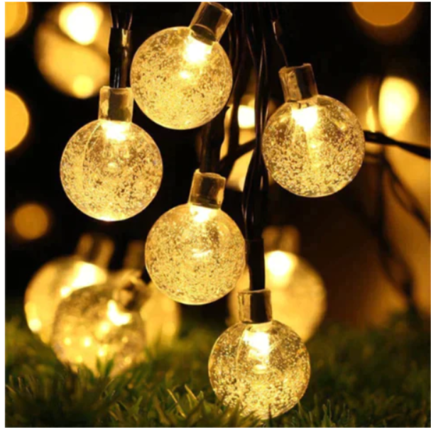Varal de Luzes Led para Decoração de Natal
