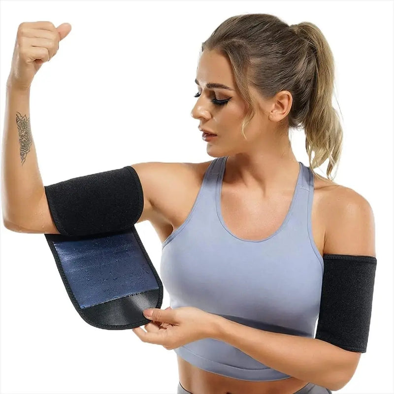 KIT CALÇA LEGGING COM CINTA MODELADORA E BRAÇADEIRA MODELADORA