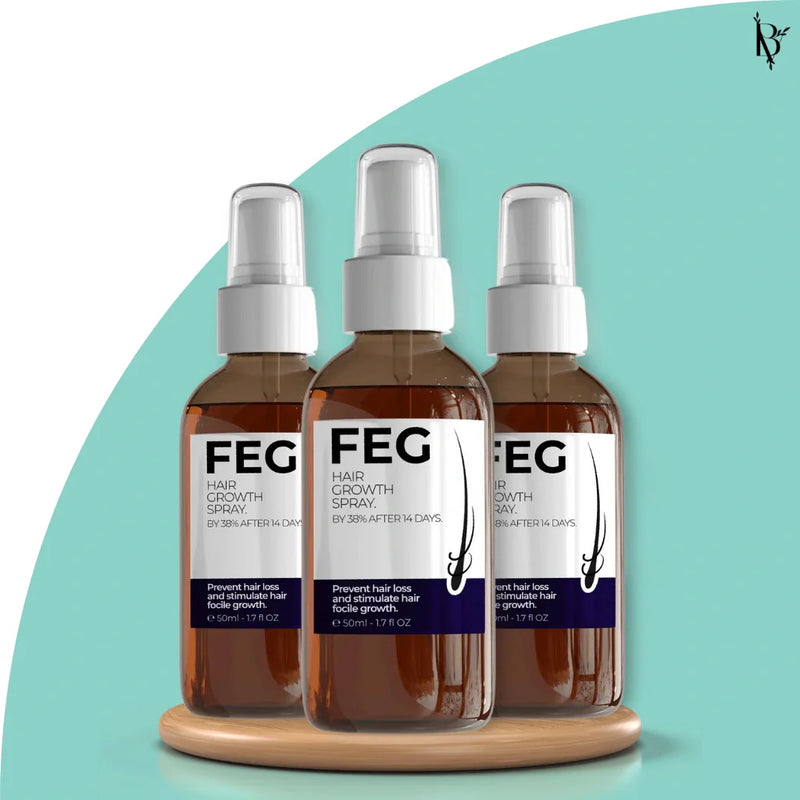 Compre 2 e Leve 3 unidades do FEG Plus+: Spray de Crescimento Capilar Intensivo da Bela Vital.