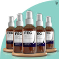 Compre 3 e Leve 5 unidades do FEG Plus+: Spray de Crescimento Capilar Intensivo da Bela Vital.