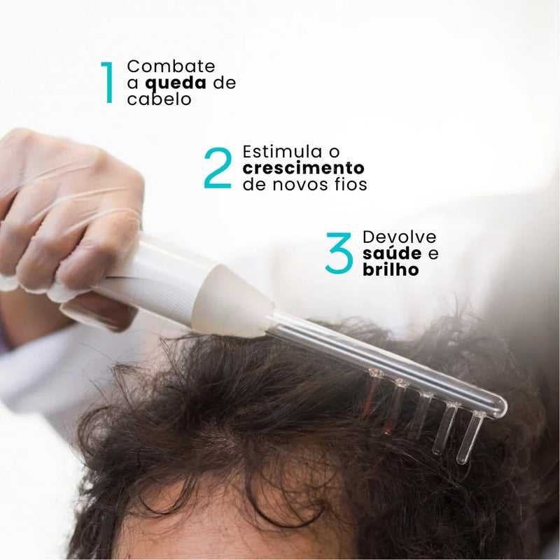 Kit Derma Capilar de Alta Frequência: Fios Fortes e Rosto Rejuvenescido