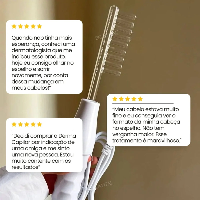 Kit Derma Capilar de Alta Frequência: Fios Fortes e Rosto Rejuvenescido