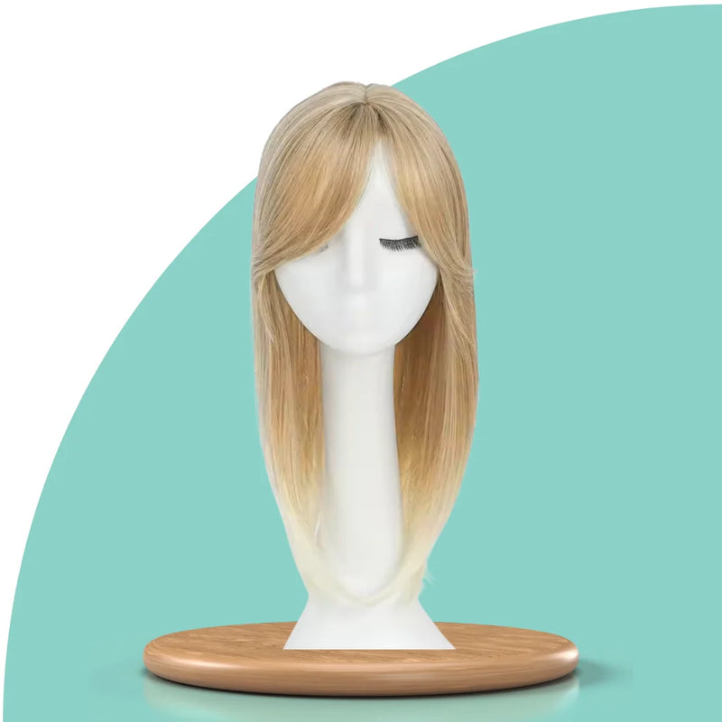 Topo de Cabelo com Franja Loira