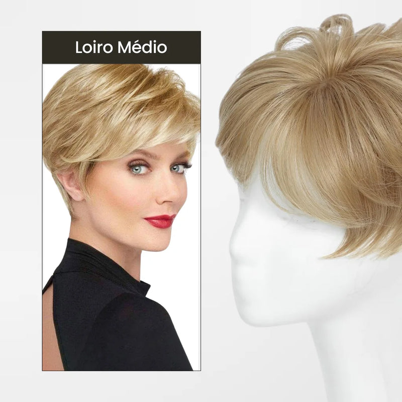 Top Closure - Topo de Cabelo Curto Natural | Para Alopecia e Falhas
