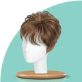 Topo de cabelo curto castanho claro